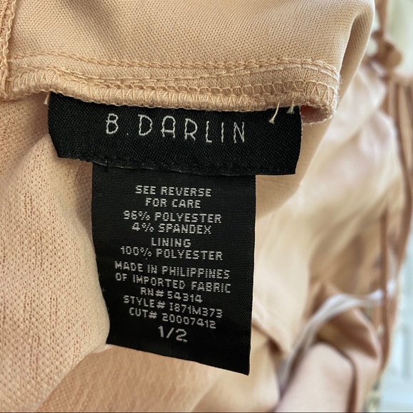 NWT B. DARLIN PINK SPARKLE SKATER DRESS - Picture 8 of 8